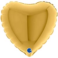 Г Б/РИС СЕРДЦЕ 4" Металлик Gold 5