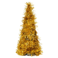 Елка мишура золотая 26см/G