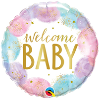 Шарик 45см WELCOME BABY Акварель