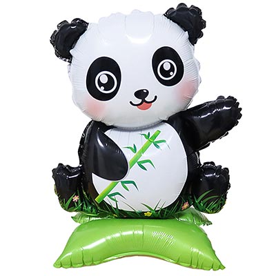 Шар фигура Панда и бамбук, под воздух