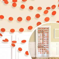 Гирлянда Круги Orange блеск 2,1м, 6 штук