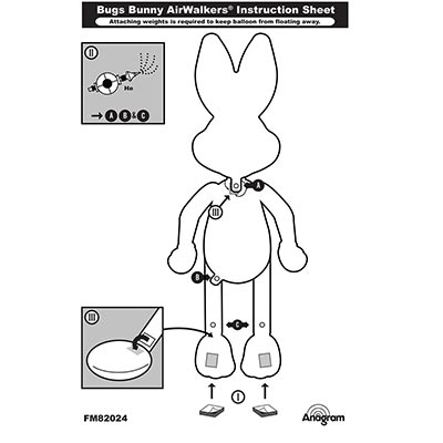 Шар ходячий Багз Банни