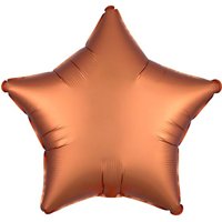 Шарик ЗВЕЗДА 45см Сатин Amber