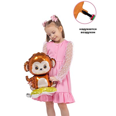 Фигура напольная Обезьянка, под воздух