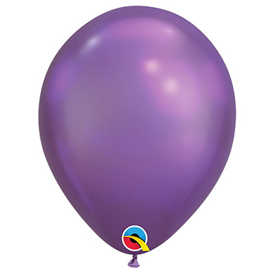Шарик Qualatex 7" Хром Purple