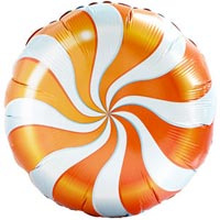 Шарик 45см конфета оранжевая