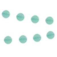 Гирлянда-шары бумажная голубая, 3 м