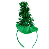 Ободок Елка Новогодняя мишура