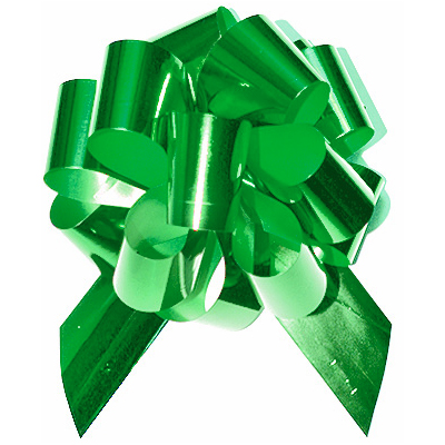 Бант шар металлик Зеленый 5см