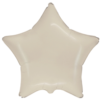 Шар Звезда 45см Сатин Cream