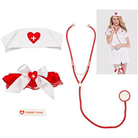 Комплект карнавальный Доктор 7шт/A