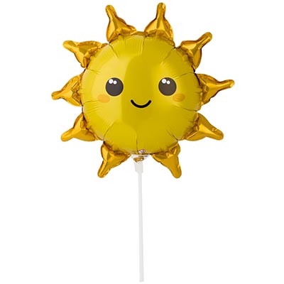 Шарики из фольги Шар мини фигура Солнце