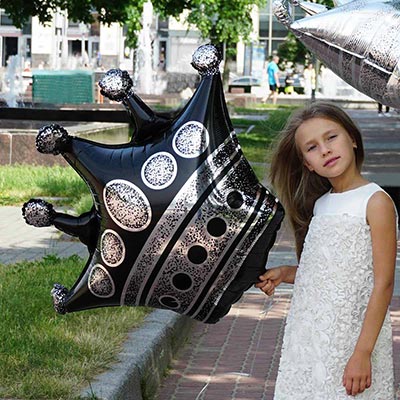 К ФИГУРА Корона черная