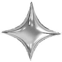 Р Б/РИС 37" ЗВЕЗДА 4х-конечная Silver