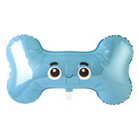 Шар фигура Косточка голубая