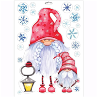 Наклейка Помощники Деда Мороза 24х33см