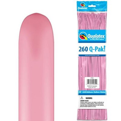 Шары розовые Qualatex ШДМ 260 Pink