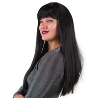 Парик карн Классик черный 60см/G