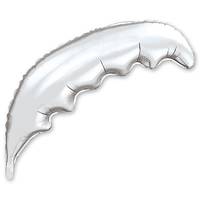 Шар фигура Пальмовая ветвь Серебро