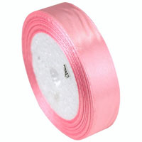 Лента атлас 50ммх23м светло-розовая