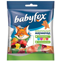 Мармелад BabyFox апельсин Бегемотики 30г