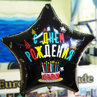 Шар К 79см ДР Торт со свечками