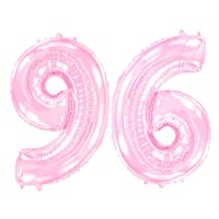 Шарик цифра "6" или "9", 101см Pink
