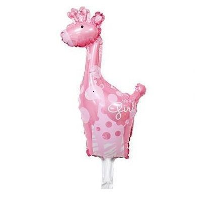 Мини фигура Жираф розовый