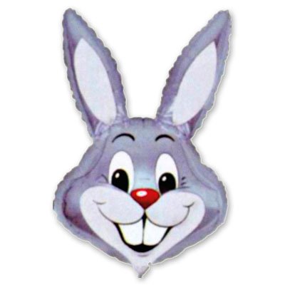 Шарики из фольги Шар фигура Кролик серый