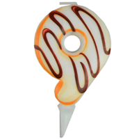 Свеча -цифра 9 Пончик 6 см