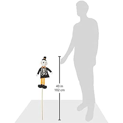 Фигура на палке HWN Скелет спящий 90см/А