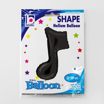 Шар фигура Нота черная