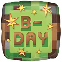 Шар 45см TNT Party Пиксели квадрат