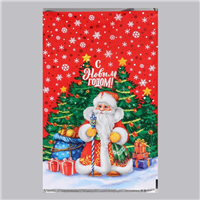 Пакет д/конфет ДМороз елки 30х50см