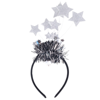 Ободок Звезды серебряные блеск/G