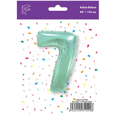 Ф ЦИФРА 7  40" Пастель Mint