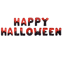 К ФИГУРА AIR Гирлянда буквы HWN кровавые