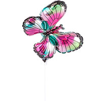 Шар мини фигура Бабочка Яркая переливы