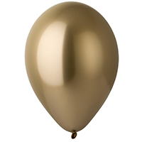 Шарик 5", 13см, цвет 88 Хром Shiny Gold