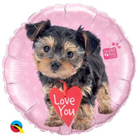 Шарик 45см I Love You Щенок Терьер