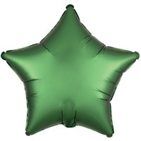 Шарик ЗВЕЗДА 45см Сатин Emerald