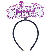 Ободок Happy Halloween Привидение