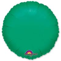 Шарик 45см круг металлик Green