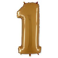 Шар цифра 1 Gold, Грабо