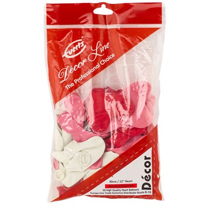 Шары Сердце 30см цвет ассорти