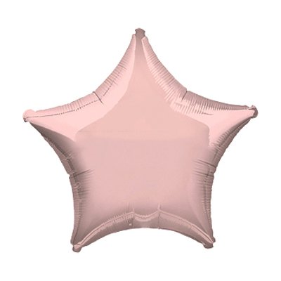 Шарики из фольги Шарик 45см звезда Металлик Pearl Pink