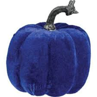 Фигура Тыква вельвет синяя