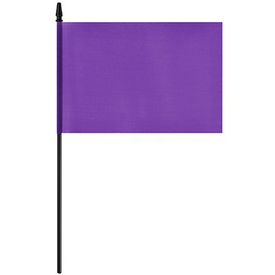 Флажок фиолетовый 36х22см