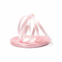 Лента атласная розовая 6ммх27,4м