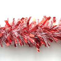 Мишура Красно-белая 9х200см